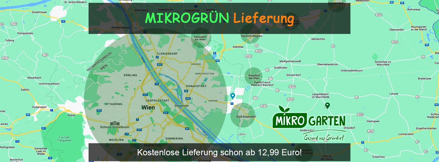 Gratis Mikrogrün Lieferung bei der Bestellung ab 12,99 Euro